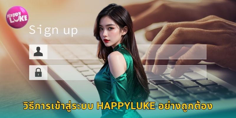 วิธีการเข้าสู่ระบบ HAPPYLUKE อย่างถูกต้อง