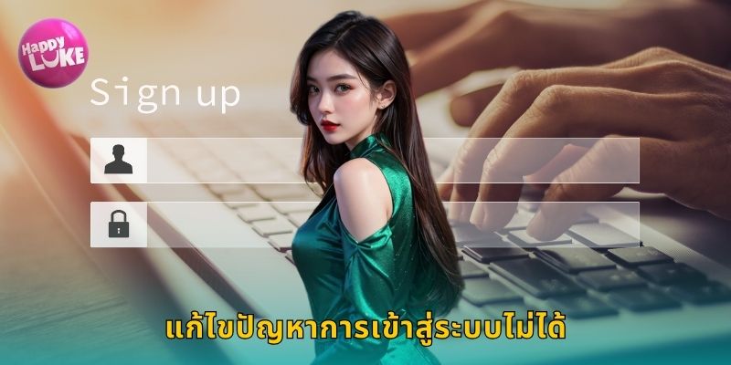 แก้ไขปัญหาการเข้าสู่ระบบไม่ได้